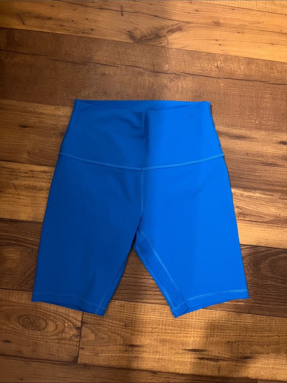 lululemon athletica Pool Side Blue Biker Shorts (8inch)
